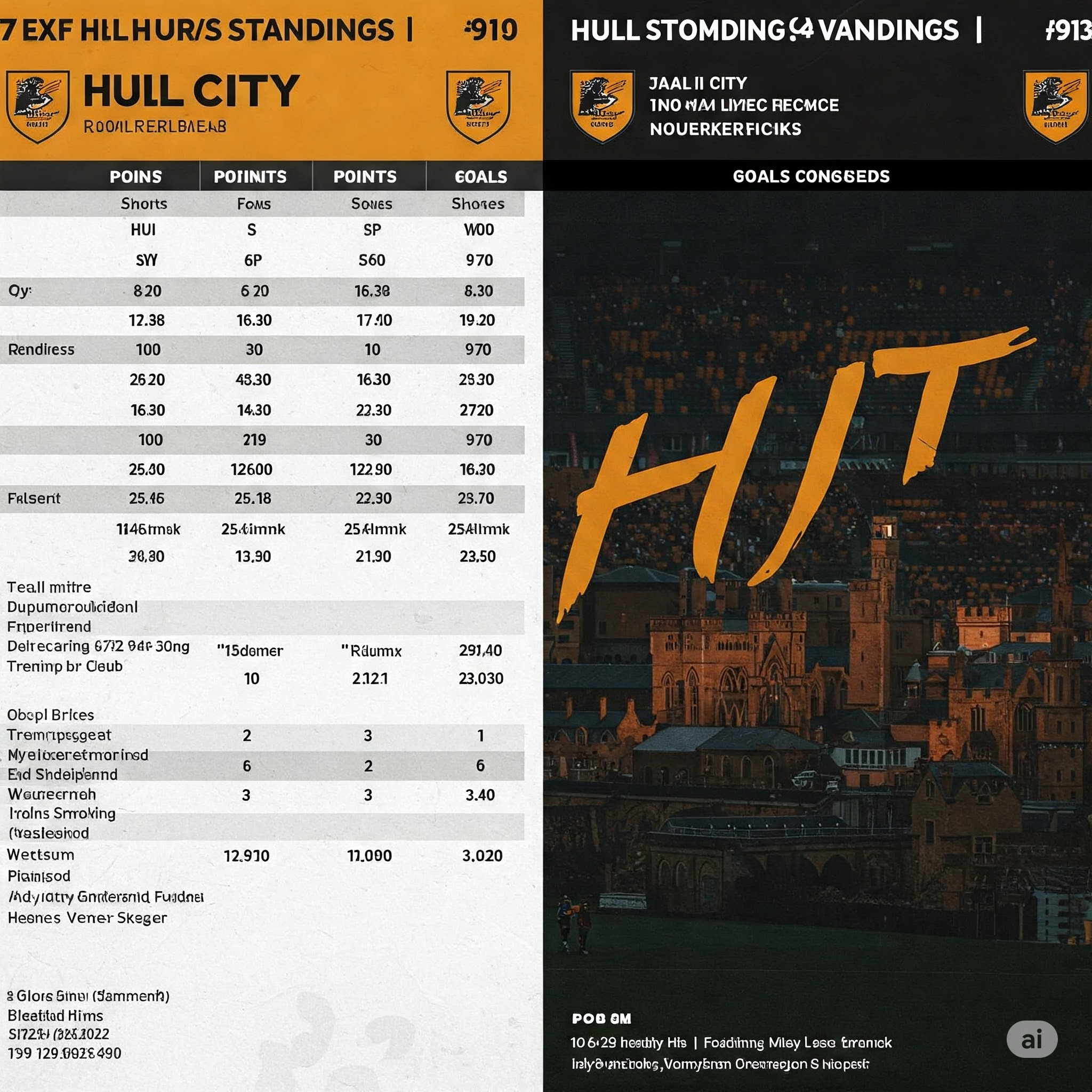hull city standings