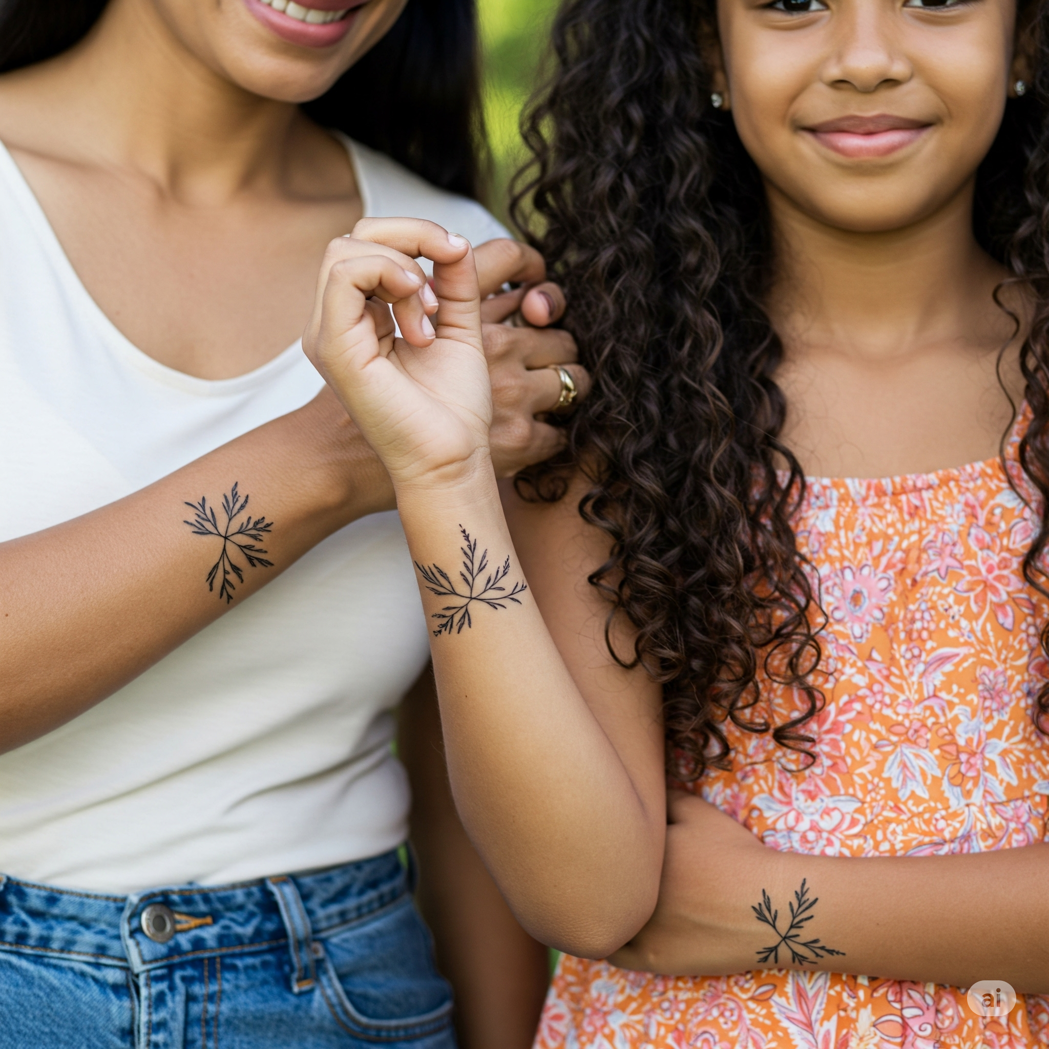 mother daughter tattoos